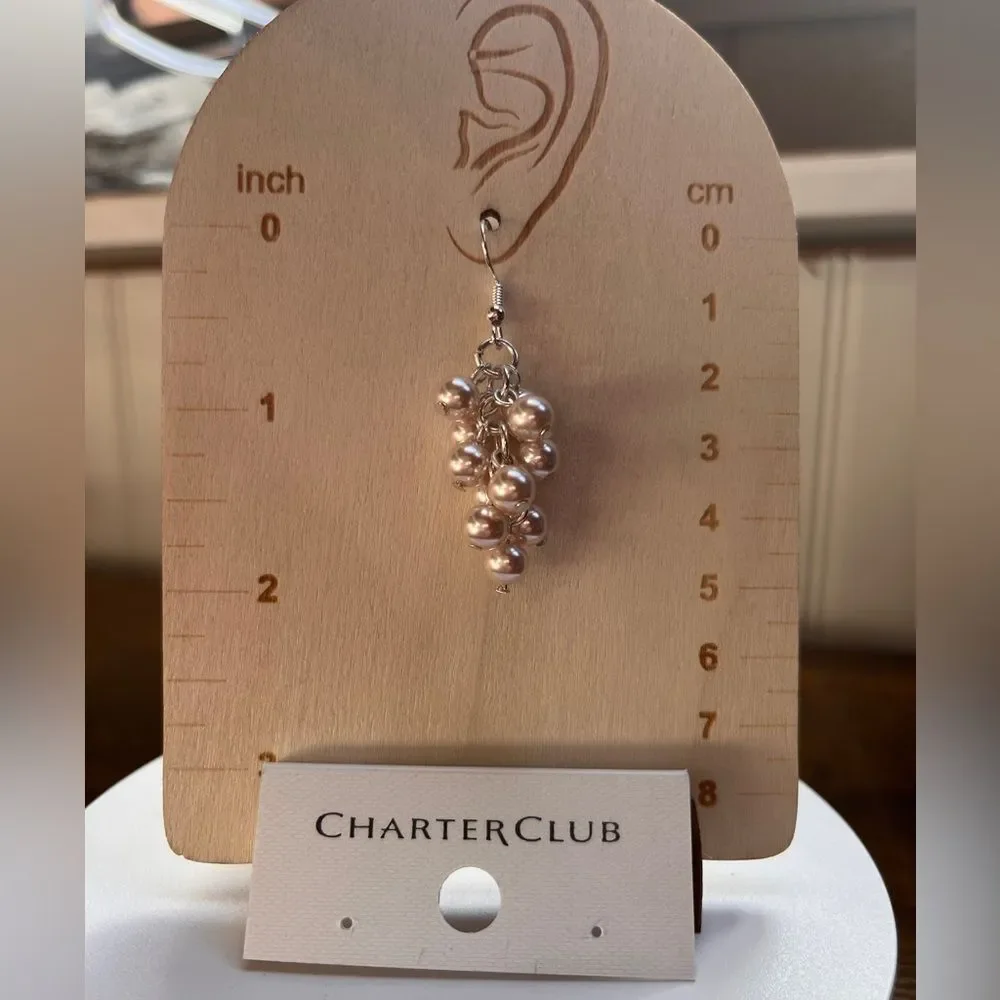 Imitation Pearl Cluster Earrings – Macy’s